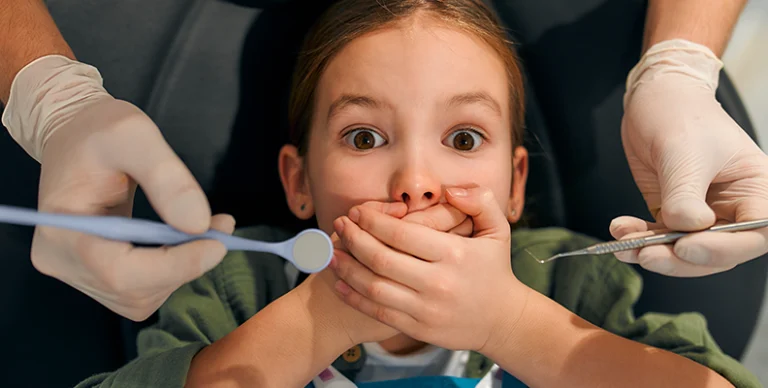Niños con miedo al dentista